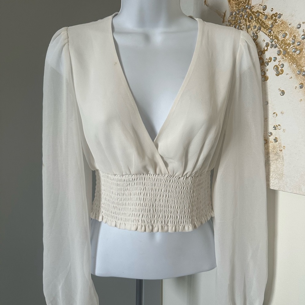 SOLD—Aritzia Wilfred Birch Top XS